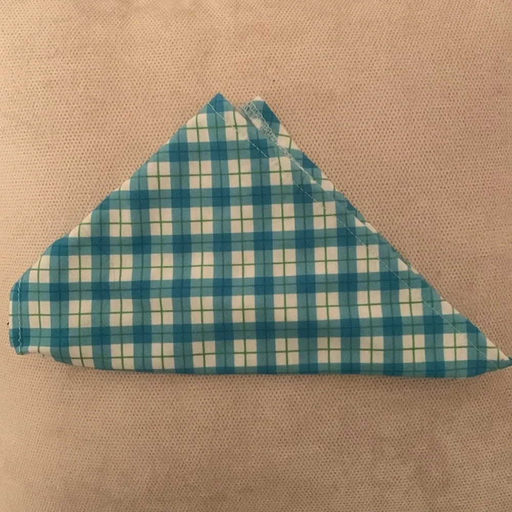 Plaid bandanna